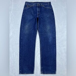 Vintage 1995 Levi’s 505 Orange Tab Regular Fit Straight Leg Jeans 34x31
